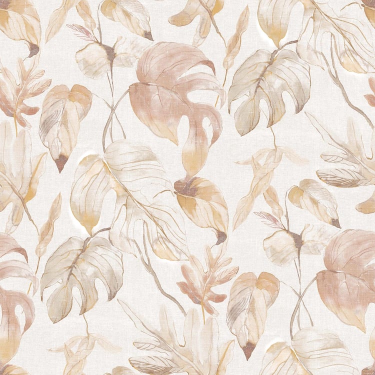 Medley Printed 3-Piece Beige Double Bedsheet Set - 274x274cm- Cotton- 150TC