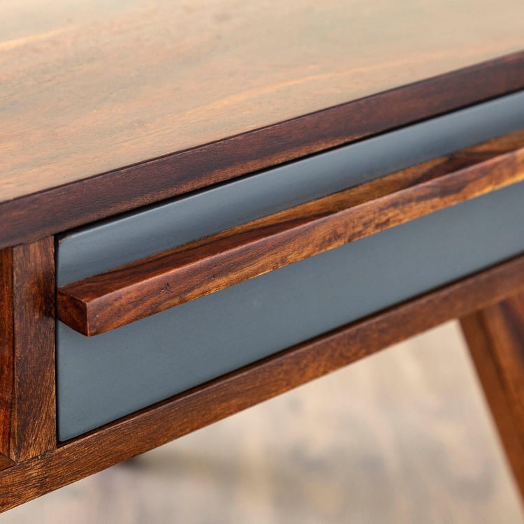 Helios Sandar Brown Sheesham Wood Coffee Table