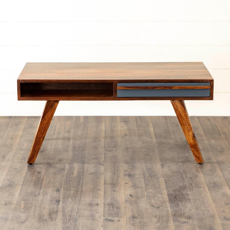 Helios Sandar Brown Sheesham Wood Coffee Table