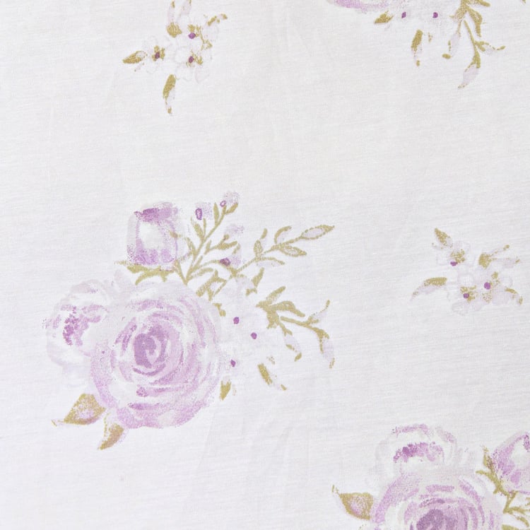 SWAYAM Pastel Vogue  5-Pc. XL Double Bedsheet  Set - 274 x 274 cm