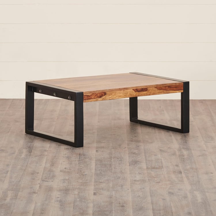 Helios Besta Sheesham Wood Coffee Table - Brown