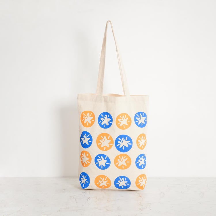 Corsica Printed Cotton Handbag