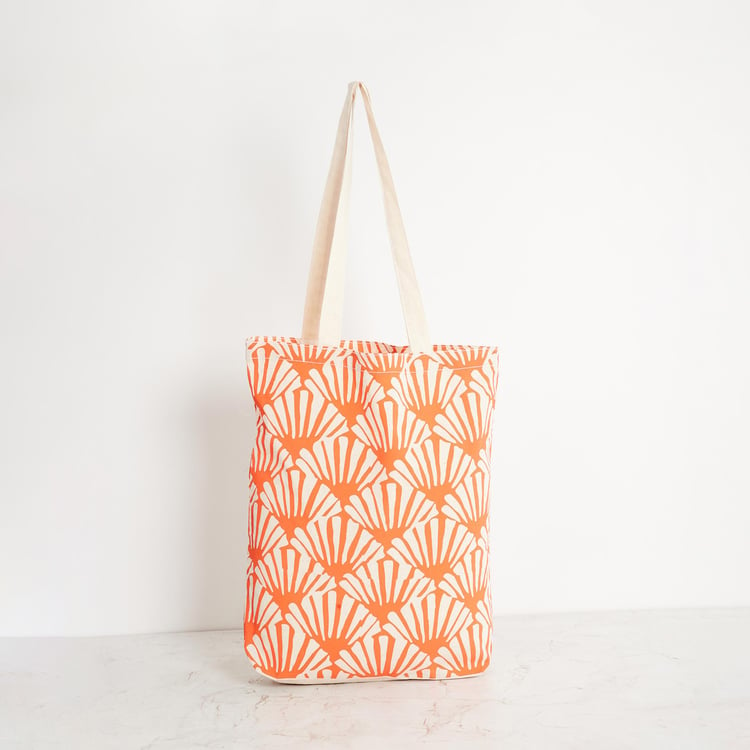 Corsica Printed Cotton Handbag