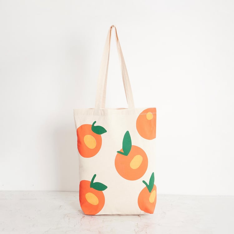 Corsica Printed Cotton Handbag