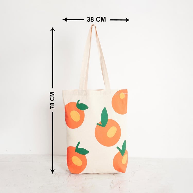 Corsica Printed Cotton Handbag