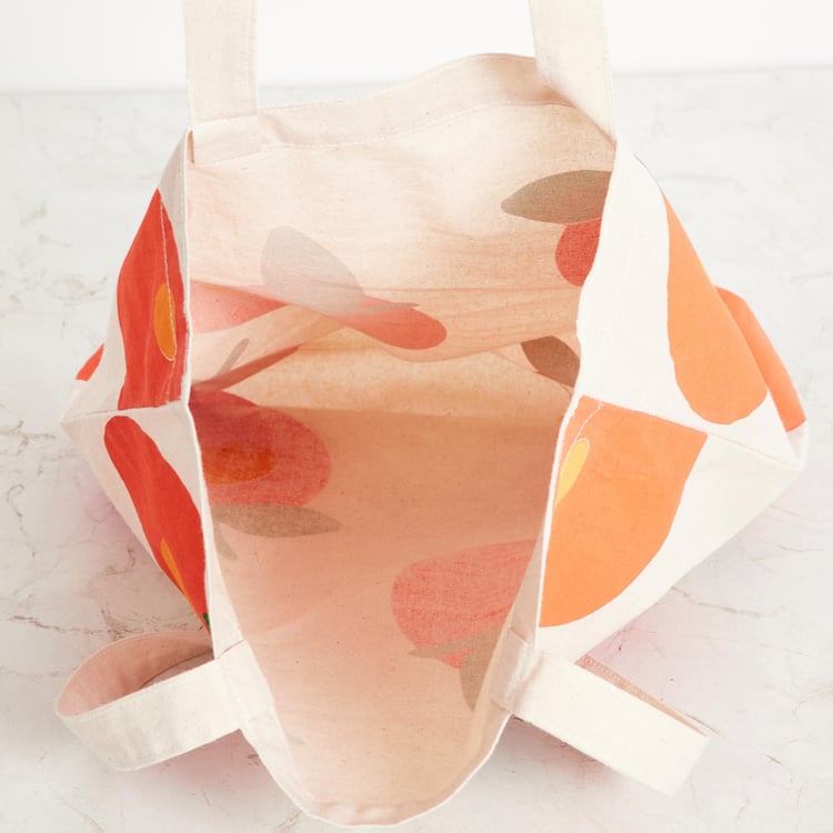 Corsica Printed Cotton Handbag