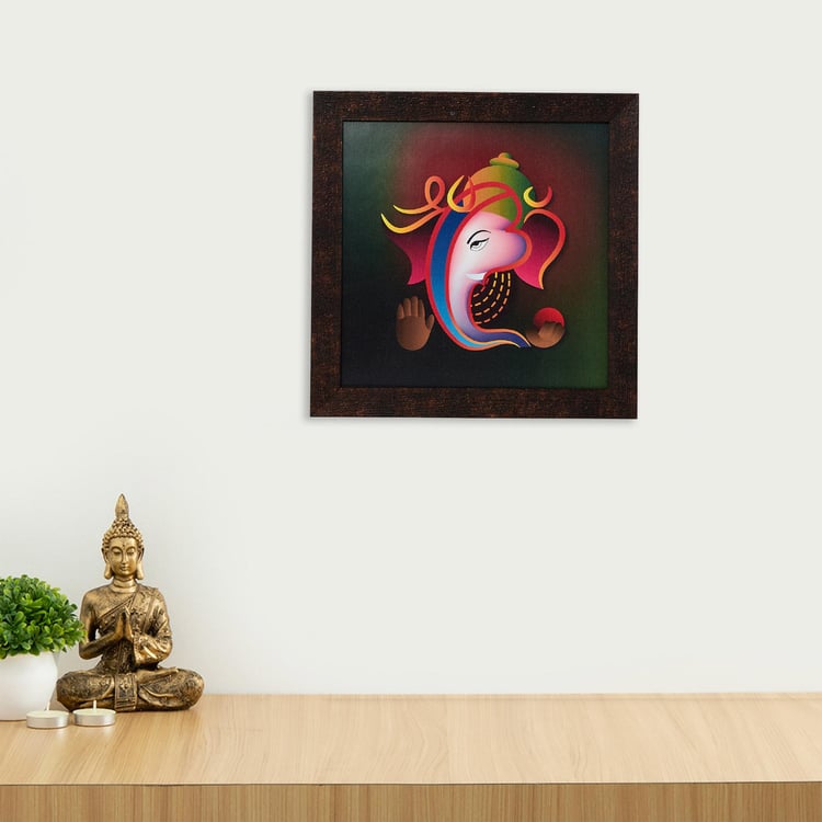 Corsica Mystic India Ganesha Wooden Picture Frame - 35x35cm