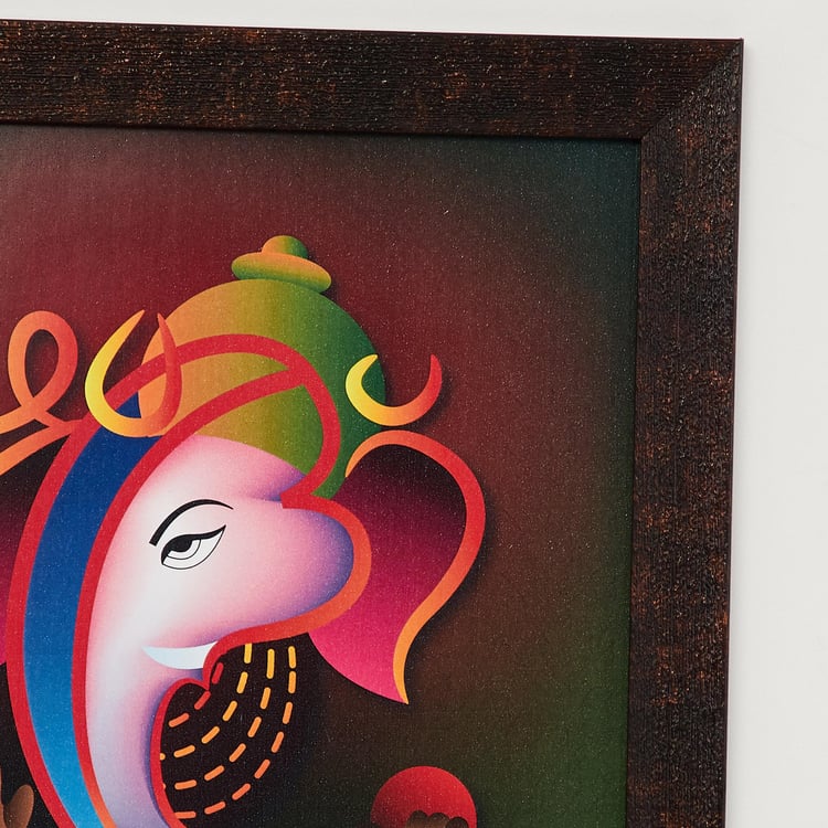 Corsica Mystic India Ganesha Wooden Picture Frame - 35x35cm