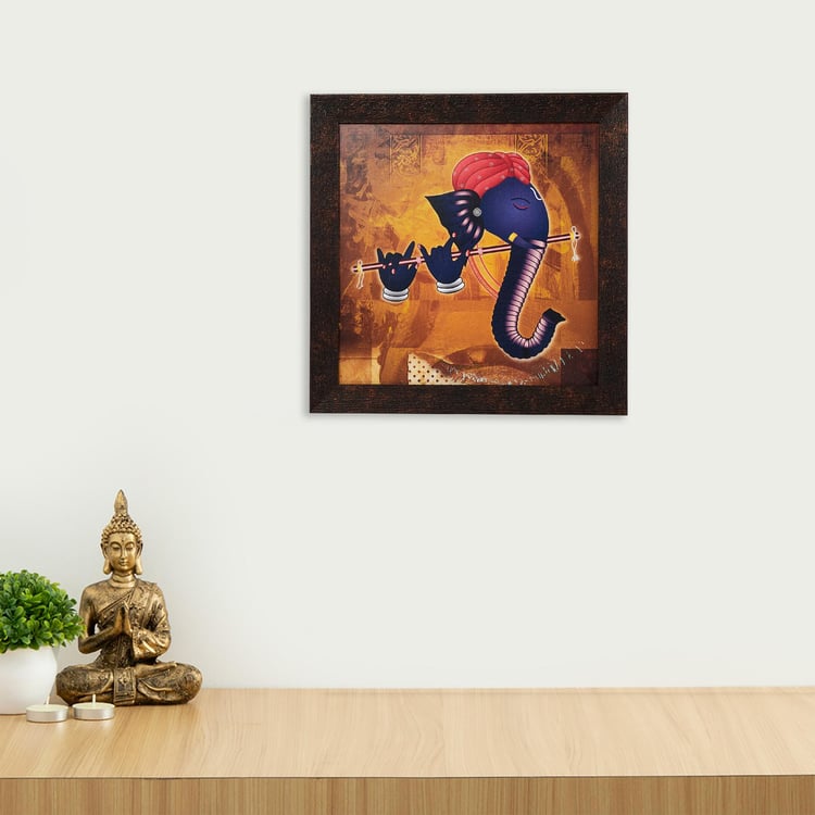 Corsica Mystic India Ganesha Wooden Picture Frame - 35x35cm
