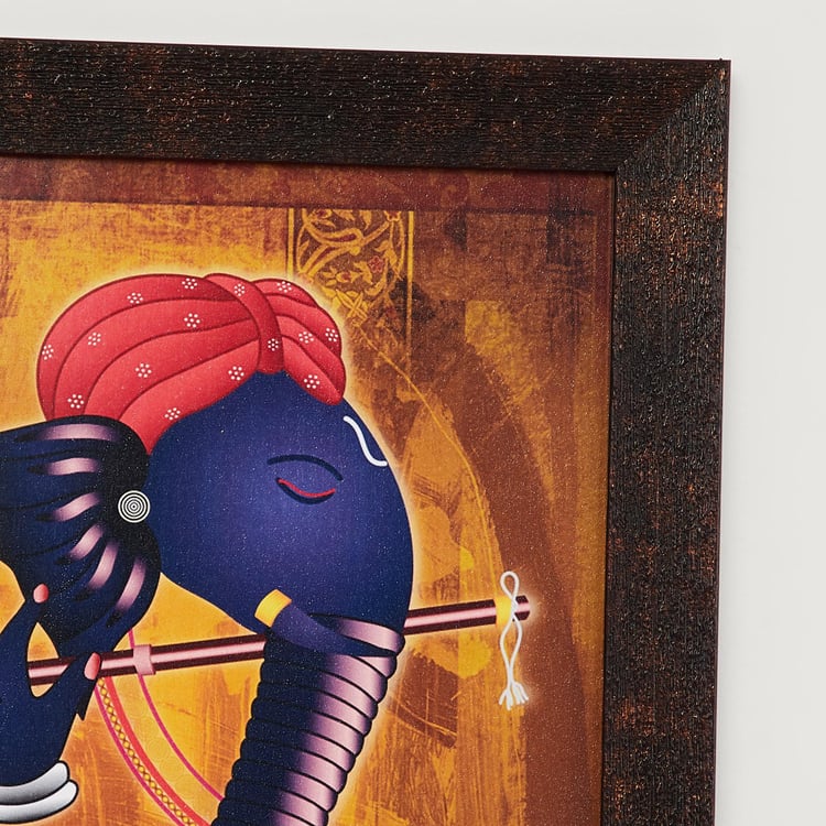 Corsica Mystic India Ganesha Wooden Picture Frame - 35x35cm