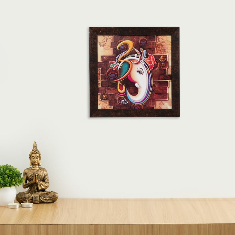 Corsica Mystic India Ganesha Wooden Picture Frame - 35x35cm
