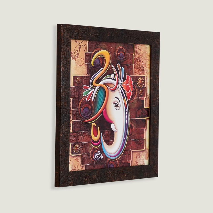 Corsica Mystic India Ganesha Wooden Picture Frame - 35x35cm