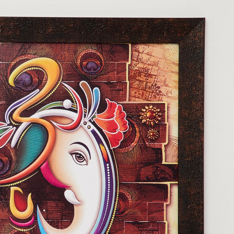 Corsica Mystic India Ganesha Wooden Picture Frame - 35x35cm
