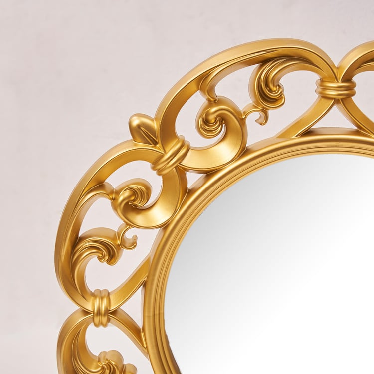 Corsica Swirl Round Wall Mirror