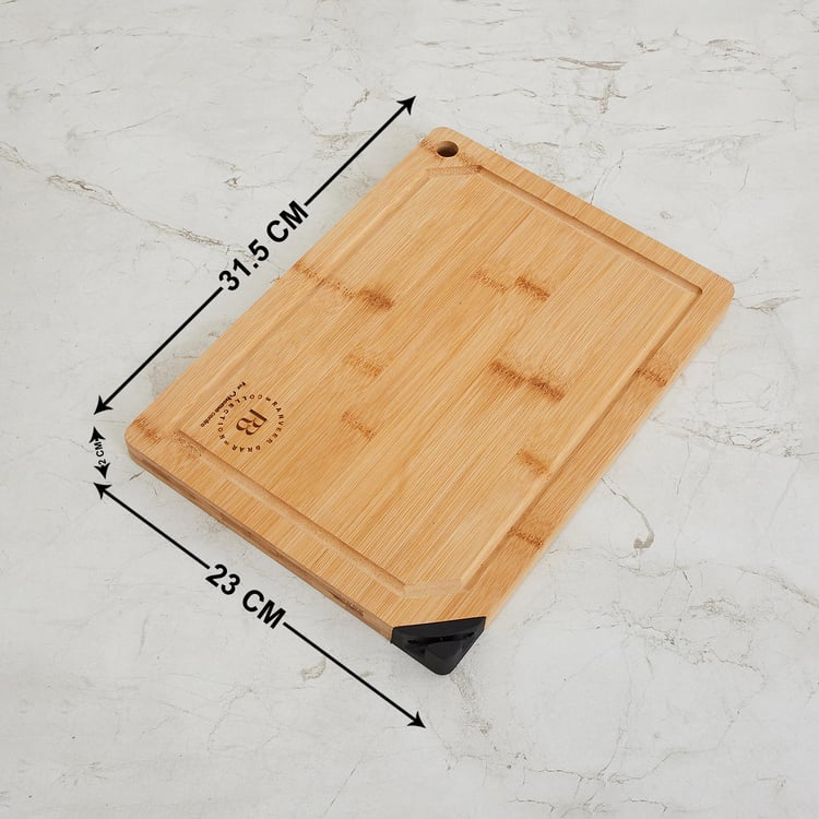 Chef Special Bamboo Chopping Board with Knife Sharpener