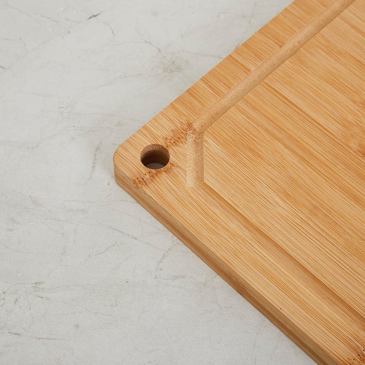 Chef Special Bamboo Chopping Board with Knife Sharpener