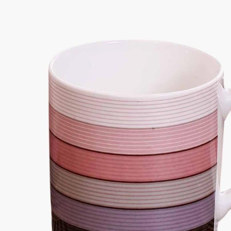 Corsica Set of 6 Bone China Coffee Mugs - 240ml