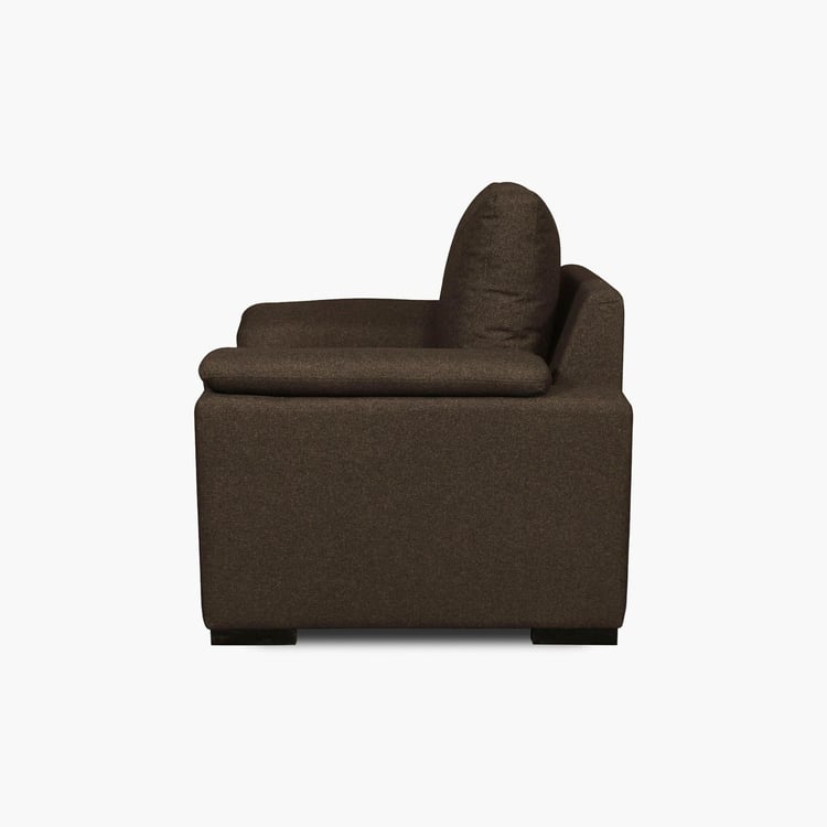 Lupin Fabric 1-Seater Sofa - Brown