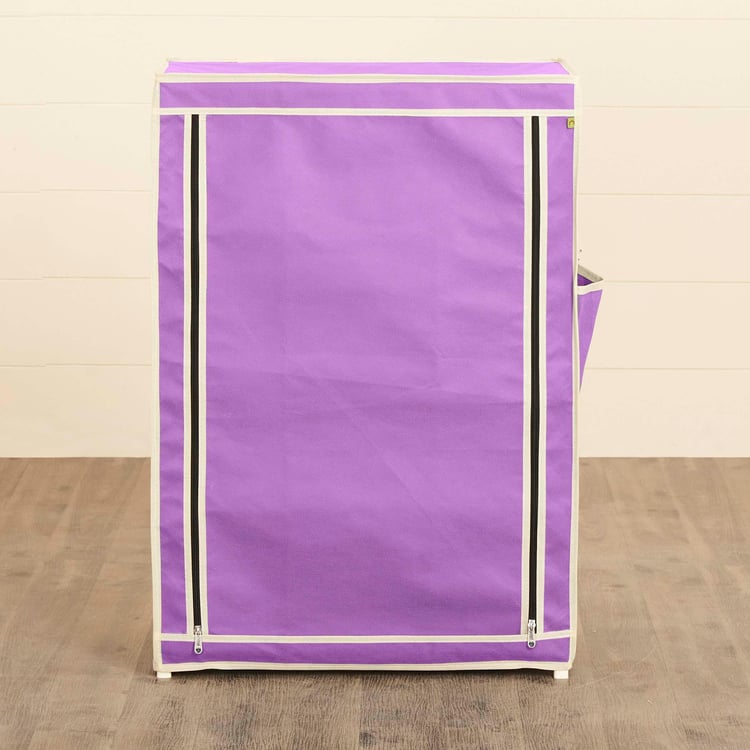 Helios Kenny Fabric Collapsible Four-Shelf Shoe Rack