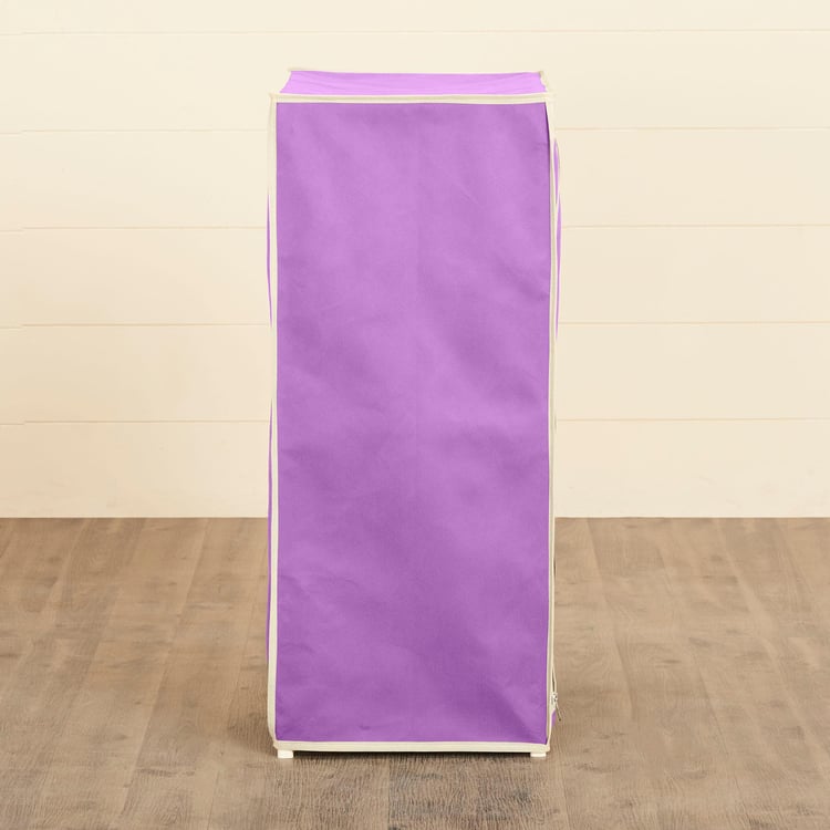 Helios Kenny Fabric Collapsible Four-Shelf Shoe Rack