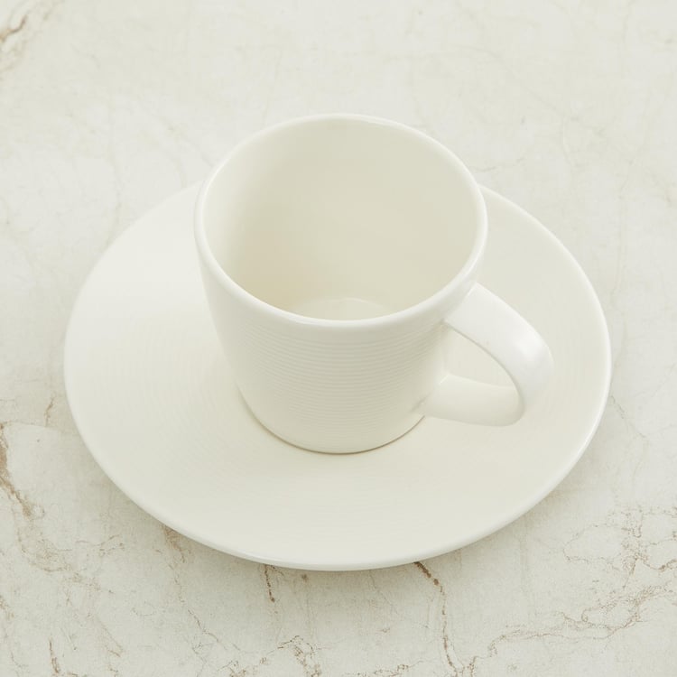 Marshmallow Porcelain Cup and Saucer - 180ml