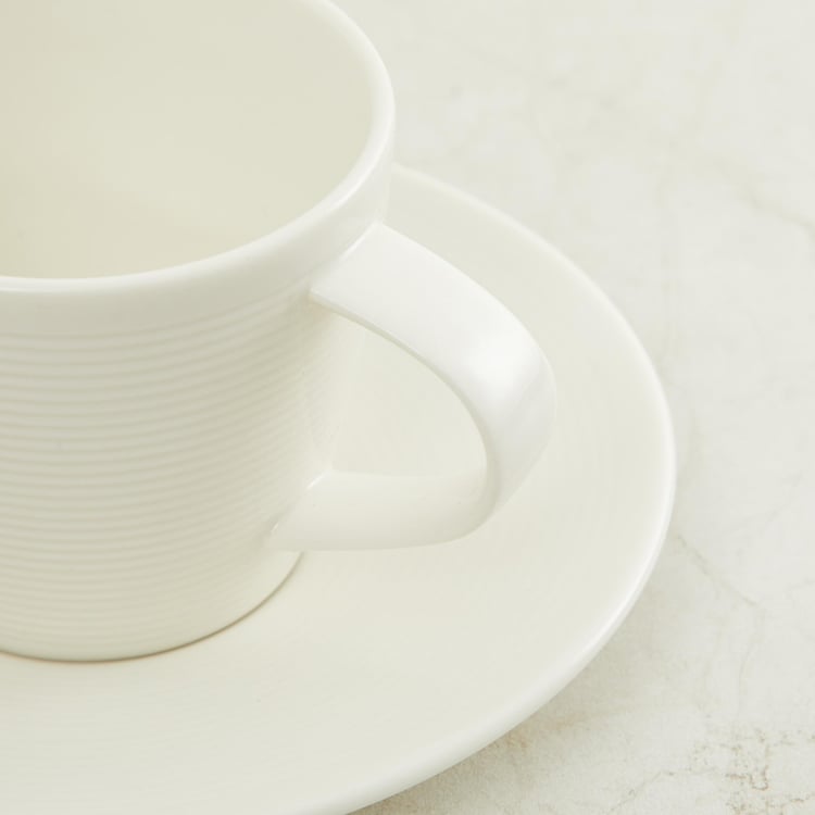 Marshmallow Porcelain Cup and Saucer - 180ml