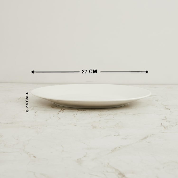 Marshmallow Porcelain Dinner Plate - 27cm