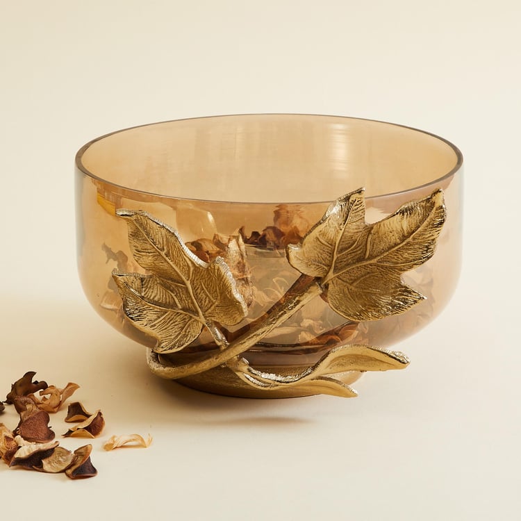Fiesta Maple Glass Decorative Bowl