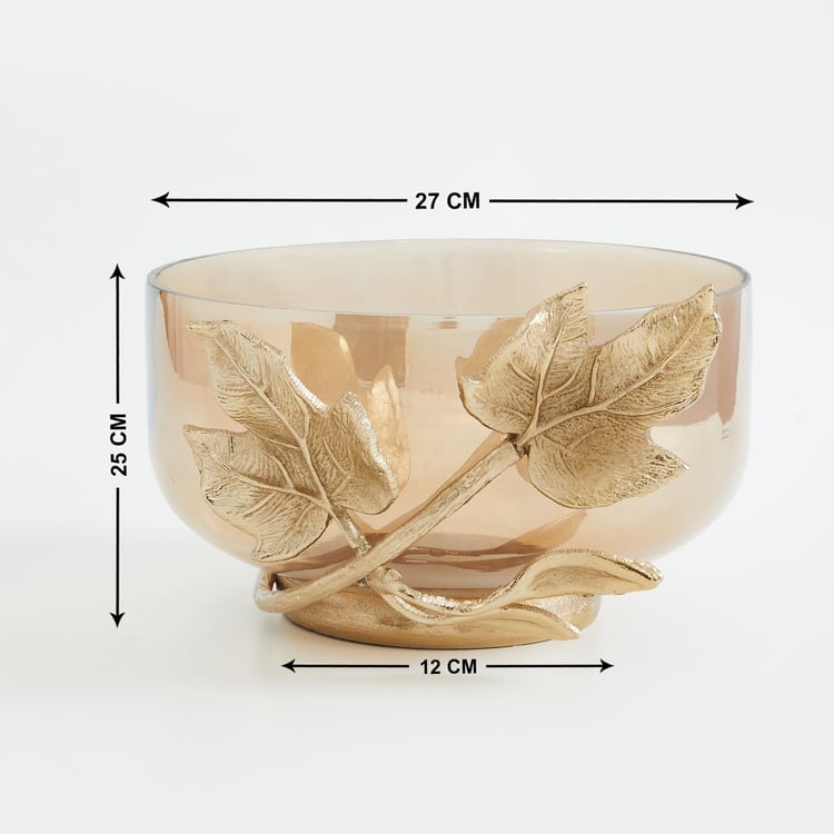 Fiesta Maple Glass Decorative Bowl