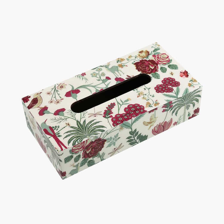 INDIA CIRCUS  Floral Galore Printed Tissue Holder