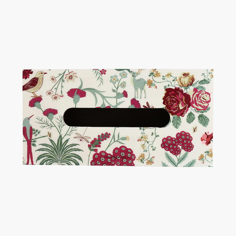 INDIA CIRCUS  Floral Galore Printed Tissue Holder