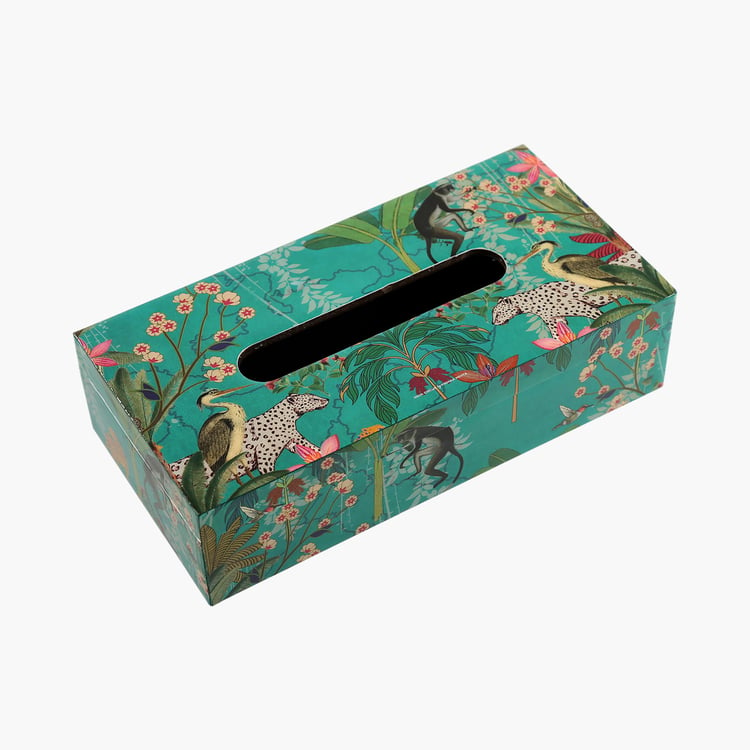 INDIA CIRCUS Animal Kingdom Printed Tissue Holder