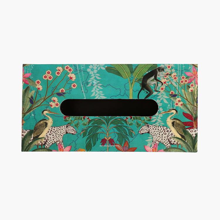 INDIA CIRCUS Animal Kingdom Printed Tissue Holder