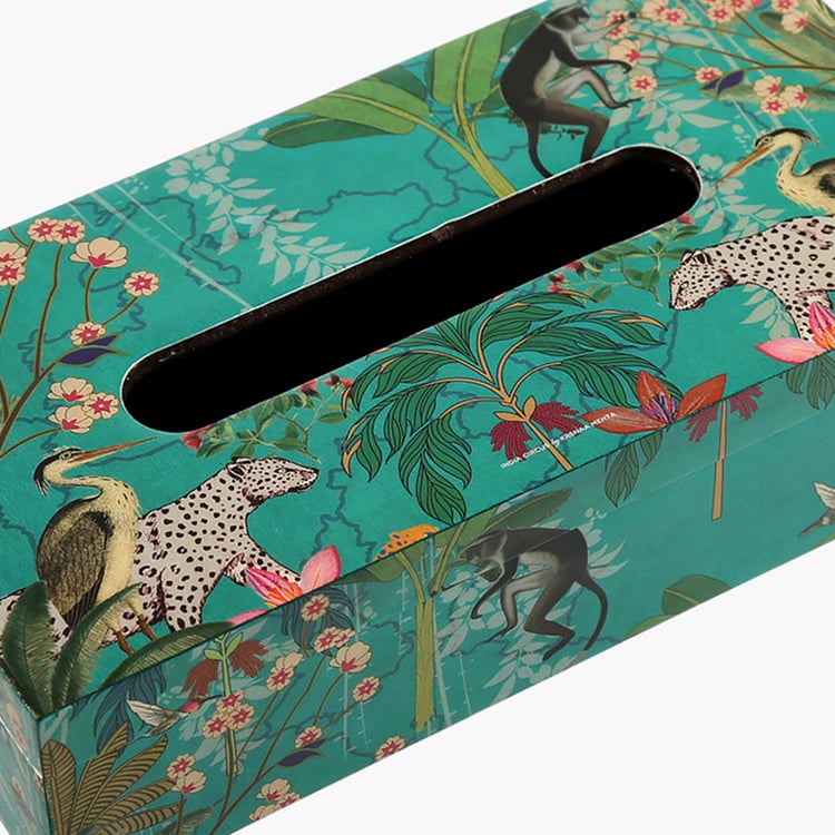 INDIA CIRCUS Animal Kingdom Printed Tissue Holder