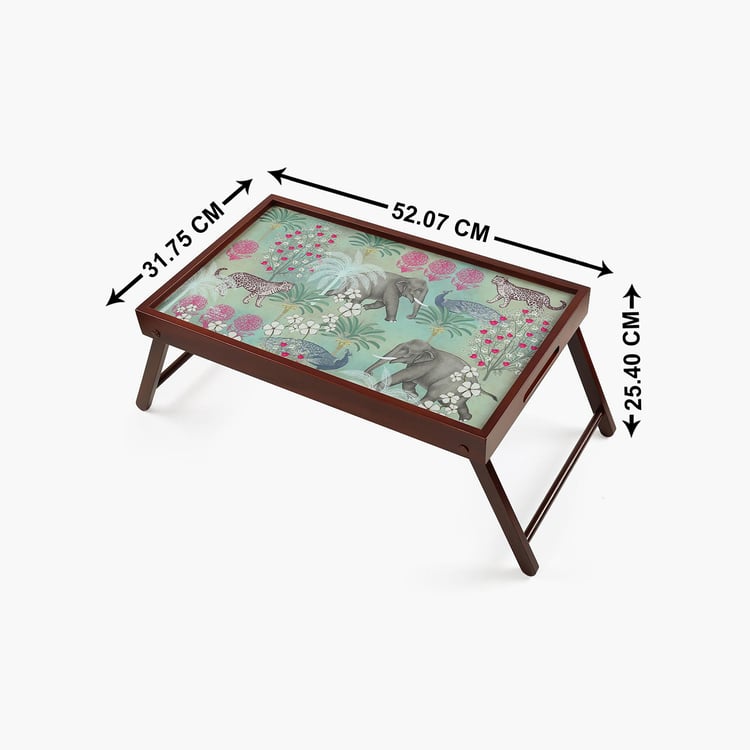 INDIA CIRCUS Printed Wildlife Safari Breakfast Tray