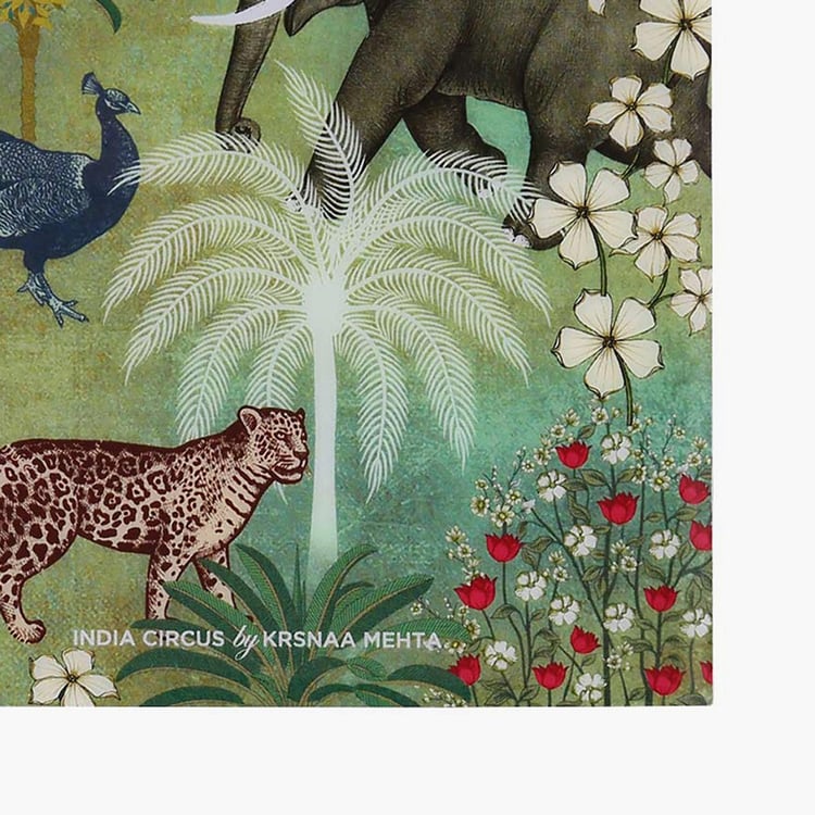 INDIA CIRCUS Wildlife Safari Table Coaster- Set of 6