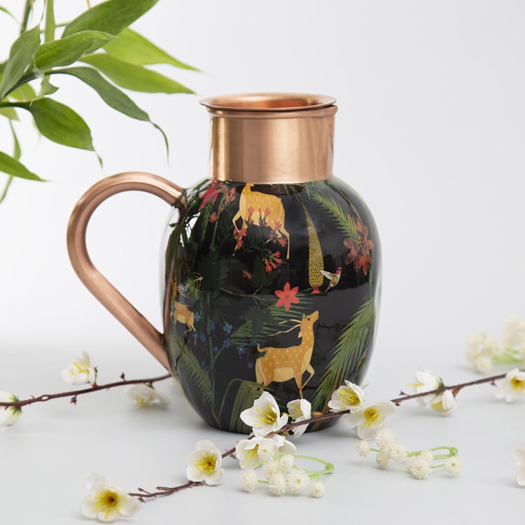INDIA CIRCUS Forest Fetish Copper Jug Set