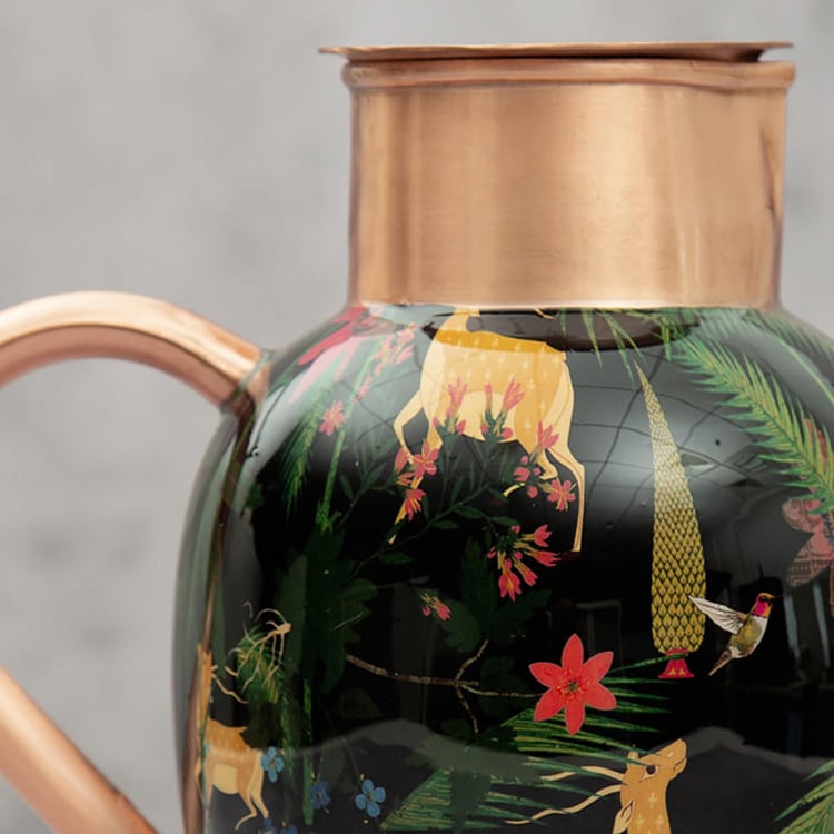 INDIA CIRCUS Forest Fetish Copper Jug Set