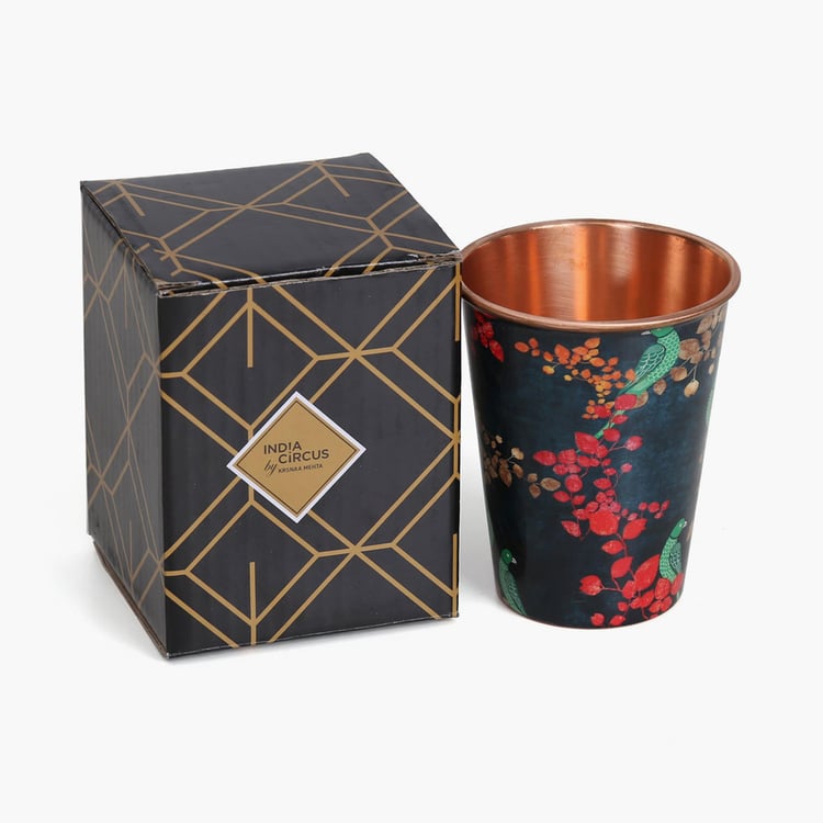 INDIA CIRCUS Parrots of the night Printed Copper Tumbler
