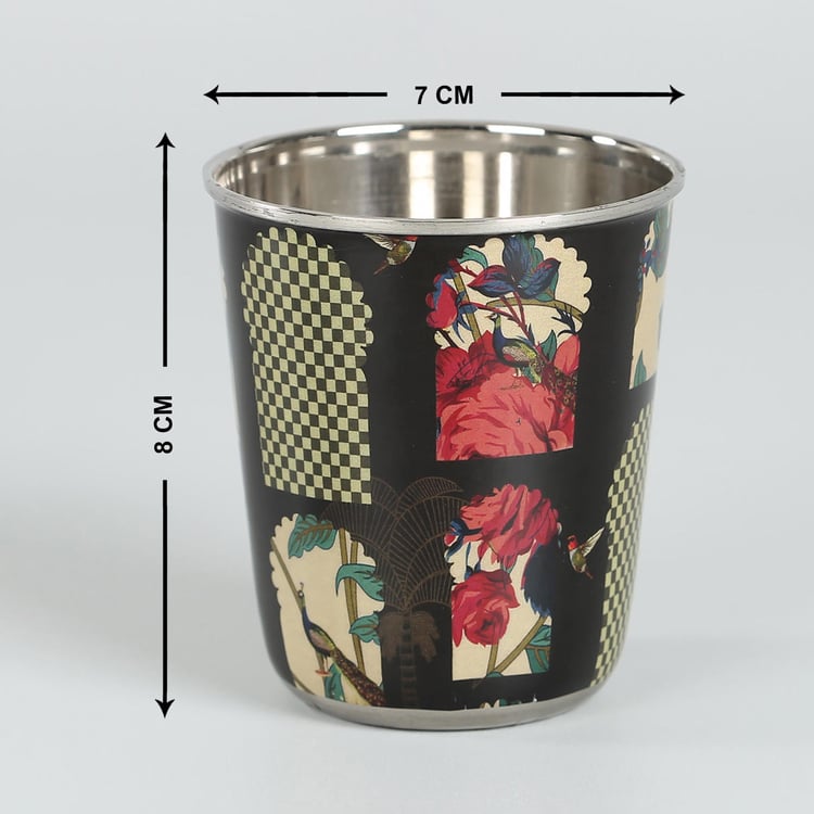 India Circus Signature Windows Printed Steel Tumbler - Set of 2 - 200 ml