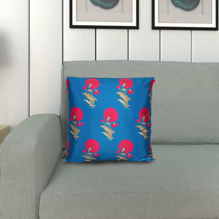 INDIA CIRCUS Flower Regalia Cushion Cover - 30.5 x 30.5 cm