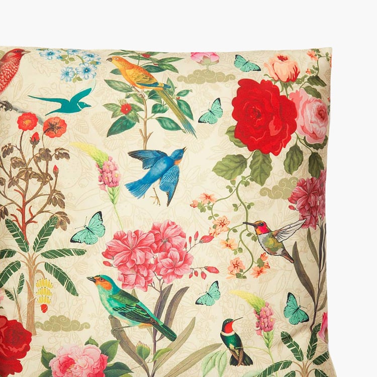 INDIA CIRCUS Bird Land Cushion Cover - 30.5 x 30.5 cm