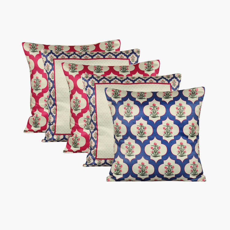 INDIA CIRCUS Poppy Window Cushion Cover - Set of 5 - 40 x 40 cm