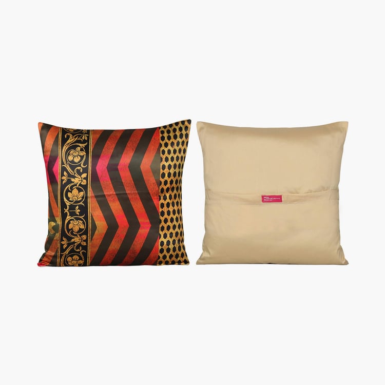 INDIA CIRCUS The Mughal Rickshaw Cushion Cover - Set of 5 - 40 x 40 cm