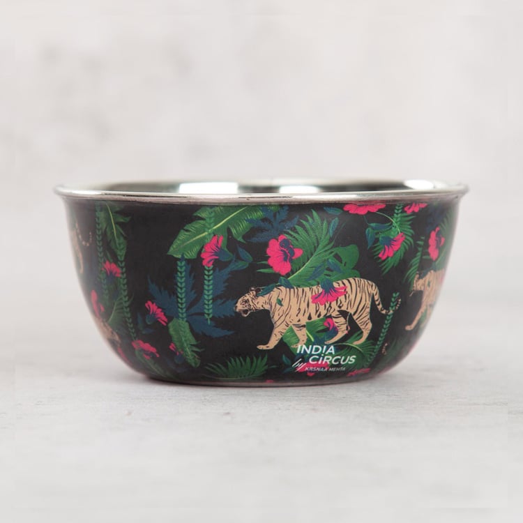 INDIA CIRCUS Tropical Tiger Printed Katori