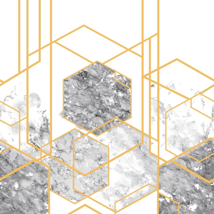 SPACES Occasions Geostance 3-Pc. Large Bedsheet Set - 274 x 274 cm