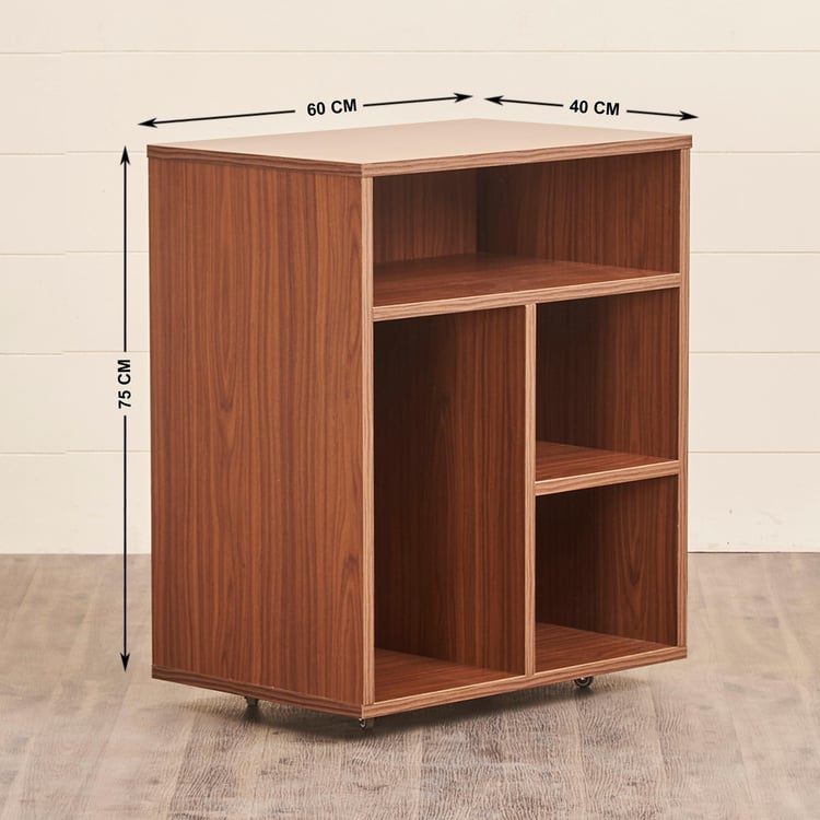 Helios Cozo Book Shelf - Brown