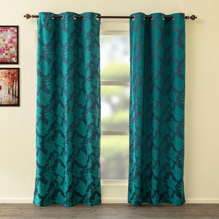My Room Set of 2 Printed Blackout Door Curtains