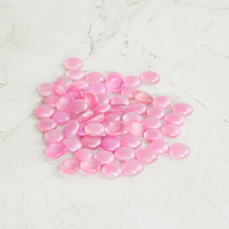Helios Pink Glass Pebbles Box