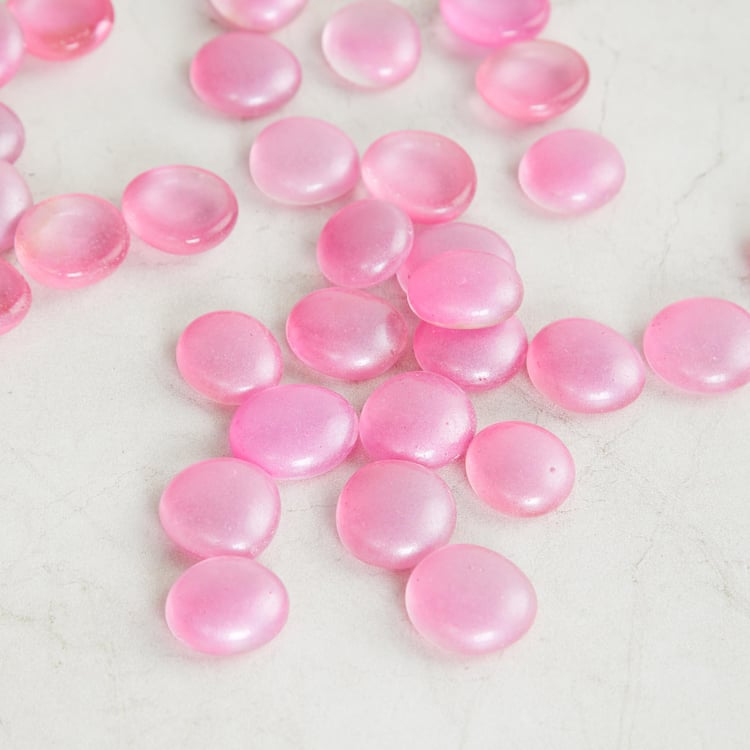 Helios Pink Glass Pebbles Box